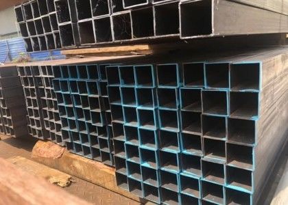Tubo quadrado galvanizado 25x25x1.2 mm 40x40 mm 50x50x2.5 mm Tubo de secção oca