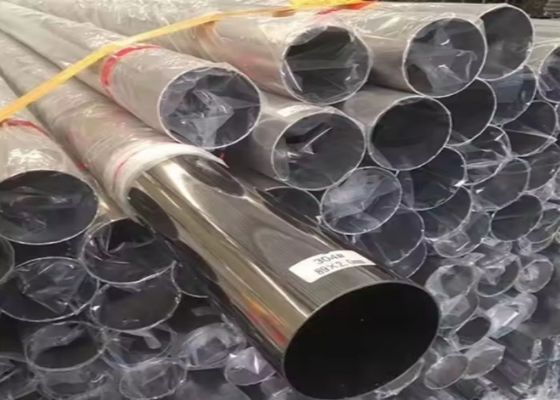 Tubos de aço inoxidável ASTM A554 com 1/4 de polegada - 48 polegadas de tamanho e espessura de 0,3 mm-150 mm