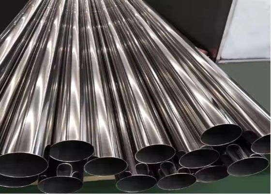 Tubos de aço inoxidável comprimento 6-12M tipo redondo BA acabamento de superfície