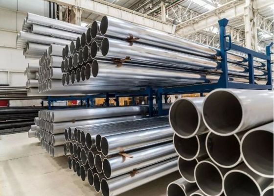 5.8M 6M comprimento tubo estrutural de aço inoxidável com norma DIN 17458