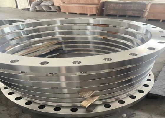 1/2 - 48 ̊ Anel de flange de aço para ligação com roscas em ambientes de temperatura