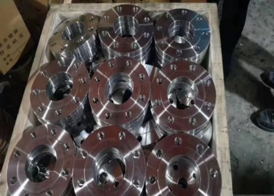 Flanges de aço galvanizadas a quente, de várias dimensões, para uso industrial
