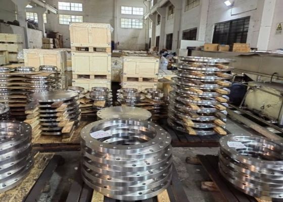 Requisito de conexão da superfície da pintura preta para flanges com flange cego de aço