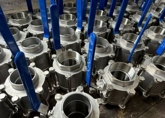 Valva de aço inoxidável de 1/2 polegada para aplicações de alta pressão