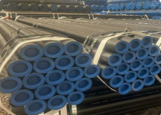 Tubo de aço ASTM A53 SMLS com tolerância ± 5% e processo de produção por extrusão a quente