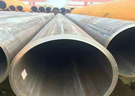 Tubo de aço LSAW com revestimento de óleo antiferrugem para linha soldada longitudinal padrão EN10210