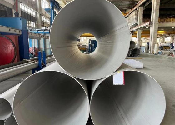 Tubo de aço inoxidável LSAW para construção de linha de solda longitudinal de carga pesada