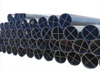 Tubo de aço LSAW revestido com 3PE e 3PP com a norma EN10210 para aplicações estruturais e de empilhamento