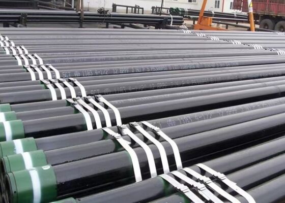 Tubos API 5CT com tratamento apagado e temperado para perfuração de campos petrolíferos com diâmetro exterior de 21,9 - 812,8 mm e 8-20 fios por polegada