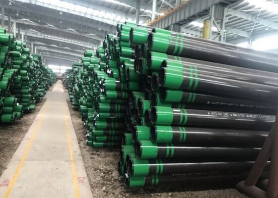 Tubo de revestimento de aço carbono com diâmetro externo 21,3-1420 MM para transporte de água fabricado em API 5CT N80 L80 P110