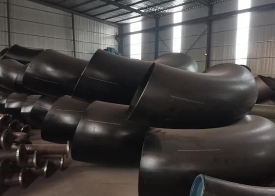 Acessórios para tubos de aço de grau WPB com ligação de soldadura por fim e elevada resistência à corrosão