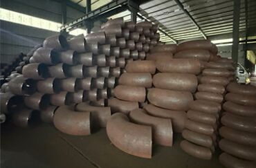 Acessórios para tubos de aço carbono de 1/2" a 24" de grau WPB, com ligação de soldadura de traseira, para utilização industrial