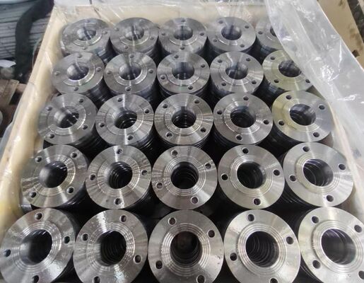 Flancas de aço resistentes à corrosão forjadas de precisão para ligações seguras de tubulações