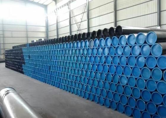 Tubo de aço sem costura compatível com a API 5L com espessura da parede de 2 mm a 60 mm e revestimento FBE para aplicações industriais