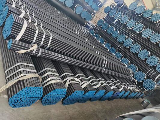 SCH80 Espessura da parede Tubo de aço sem costura com acabamento de superfície BA e comprimentos personalizados 1-12m
