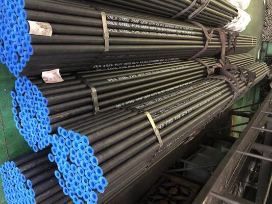 Tubo de aço sem costura com extremidades abobadadas, grau de material X10CrMoVNb9-1 e comprimento de até 12 metros para aplicações industriais