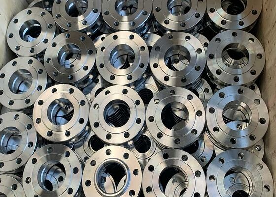 Flange de aço inoxidável de polimento com resistência à torção para conexões de tubulações e equipamentos