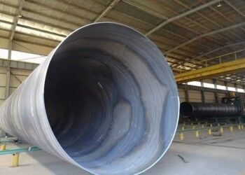 Tubo de aço SSAW com espessura de parede de 5 mm e 25,4 mm Ideal para construção industrial e transporte de fluidos