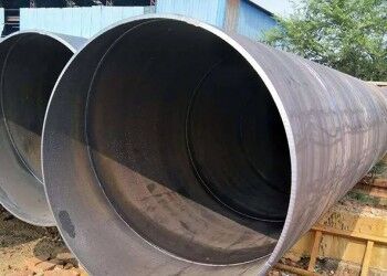 S235jr Tubos de aço SSAW de aço de carbono em 2235mm 1626mm 1010mm comprimentos para engenharia mecânica e estrutural