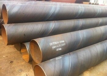 Tubo de aço SSAW padrão GB com espessura de parede de 5 mm a 25,4 mm e diâmetro externo de 219,1 mm a 2540 mm para construção e fabricação