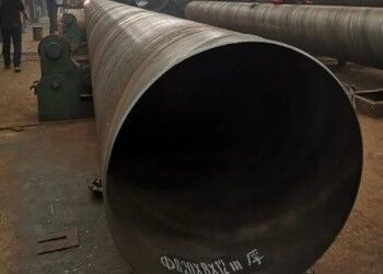 Tubo de aço SSAW padrão GB com espessura de parede de 5 mm a 25,4 mm e diâmetro externo de 219,1 mm a 2540 mm para construção e fabricação