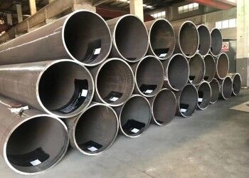 Tubo de Aço Galvanizado LSAW de 2 Polegadas para Construção de Estacas com Inspeção UT