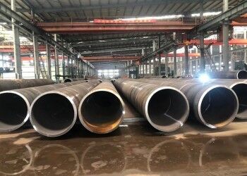 Tubo de Aço Galvanizado LSAW de 2 Polegadas para Construção de Estacas com Inspeção UT
